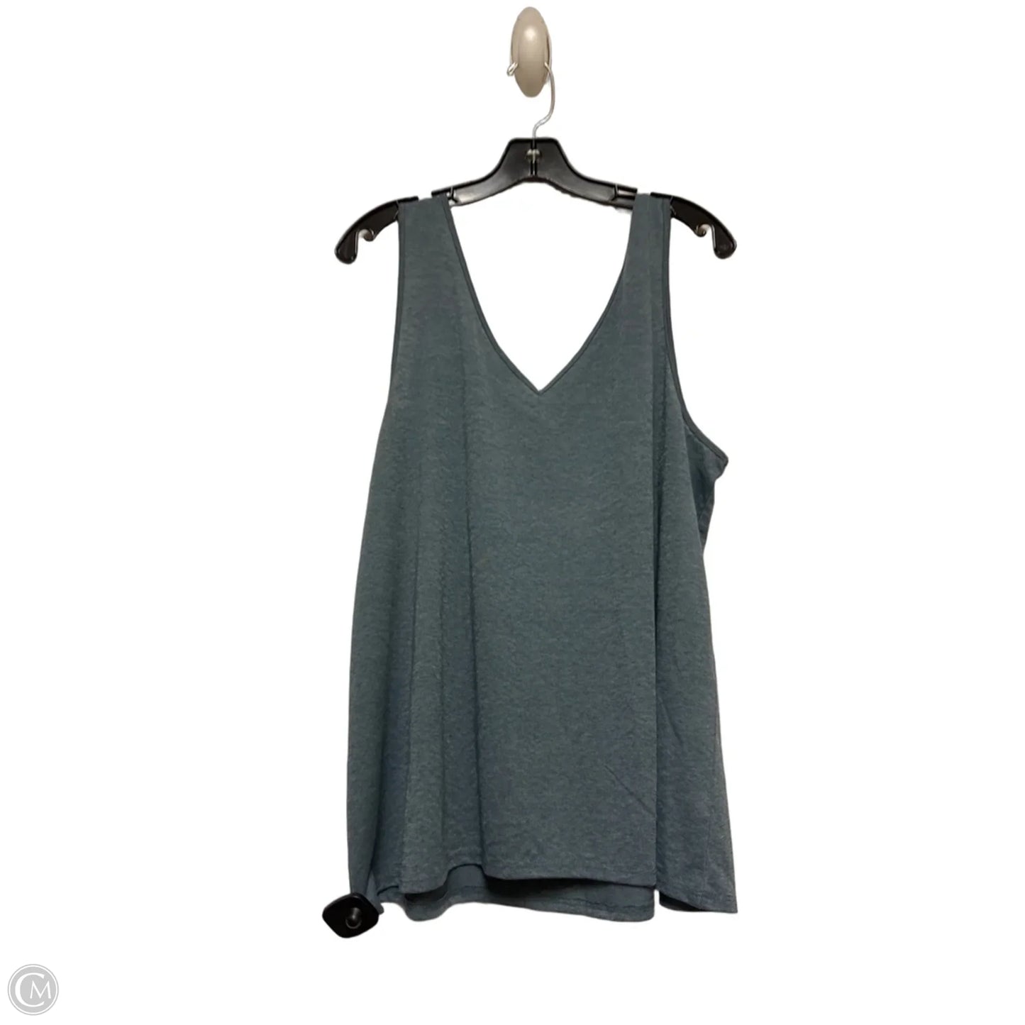Top Sleeveless By Loft In Blue, Size: Xl