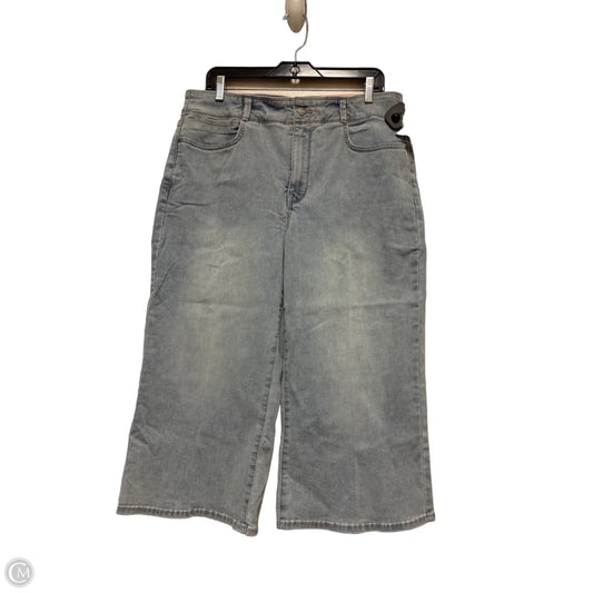 Jeans Wide Leg By Not Your Daughters Jeans In Blue Denim, Size: 14p