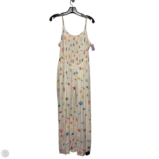 Dress Casual Midi By A New Day In Cream, Size: L