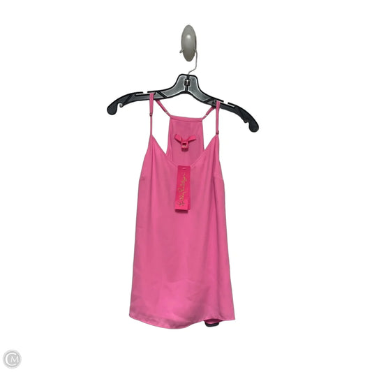 Top Sleeveless Designer By Lilly Pulitzer In Pink, Size: Xs