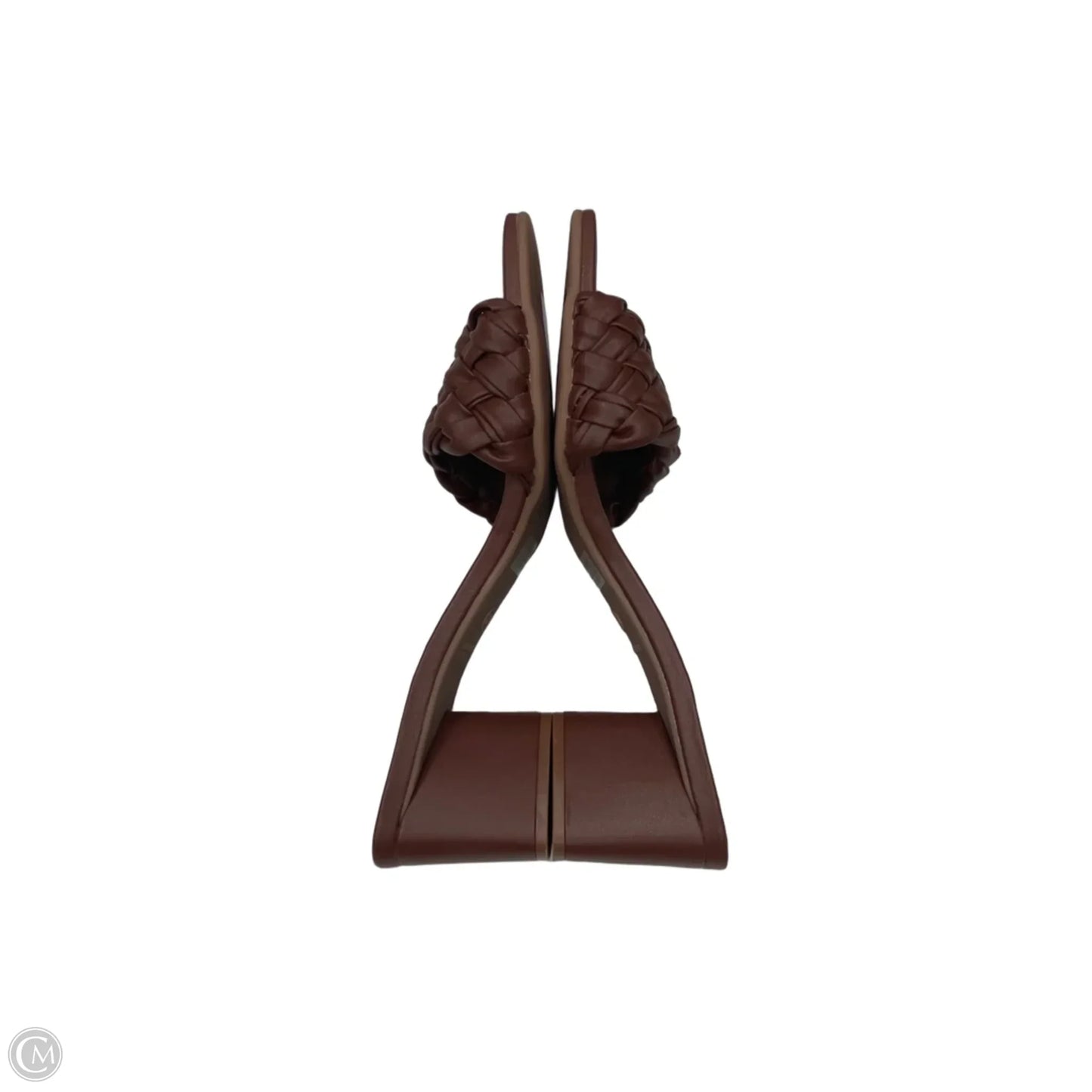 Sandals Heels Block By Steve Madden In Brown, Size: 6.5