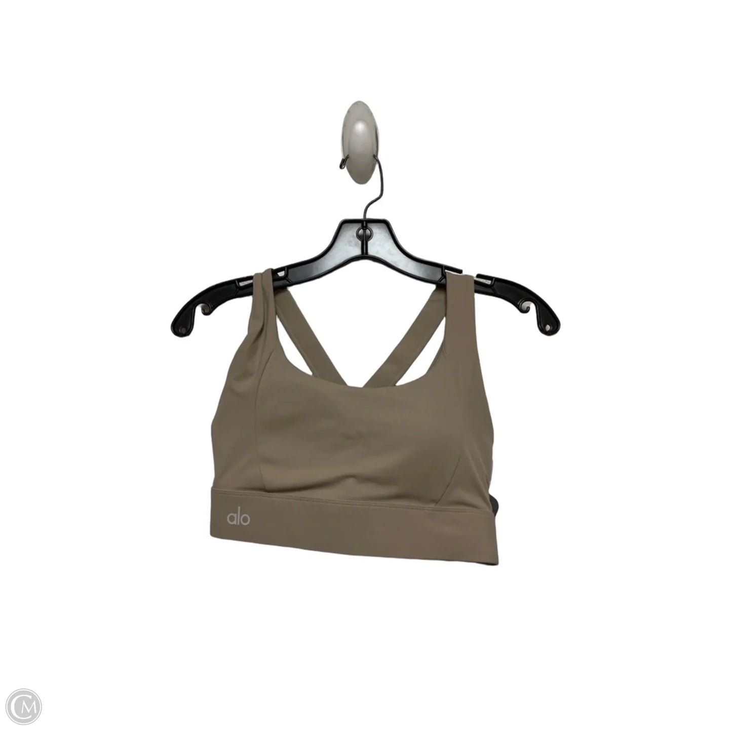 Athletic Bra By Alo In Taupe, Size: M