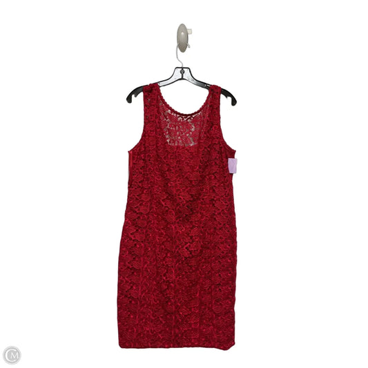 Dress Casual Short By White House Black Market In Red, Size: Xl
