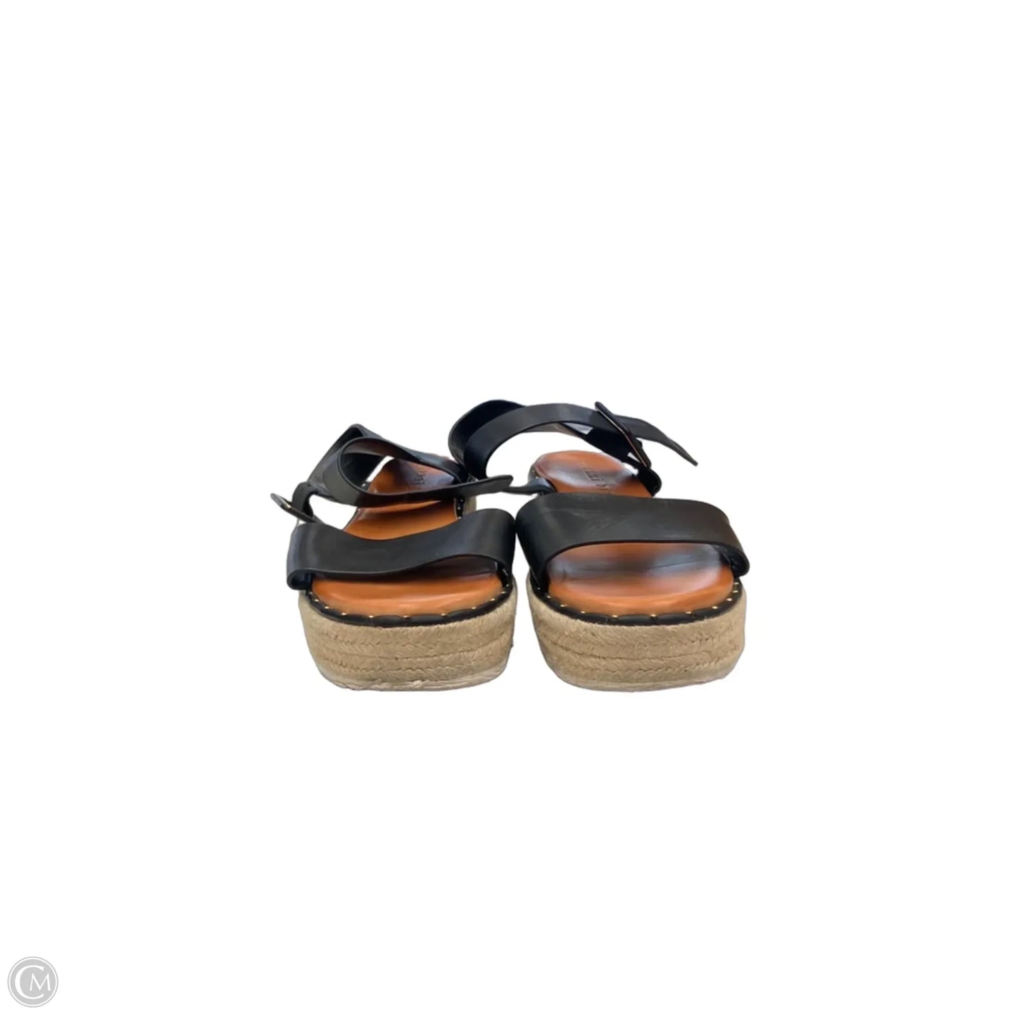 Sandals Flats By Gianni Bini In Black & Tan, Size: 10