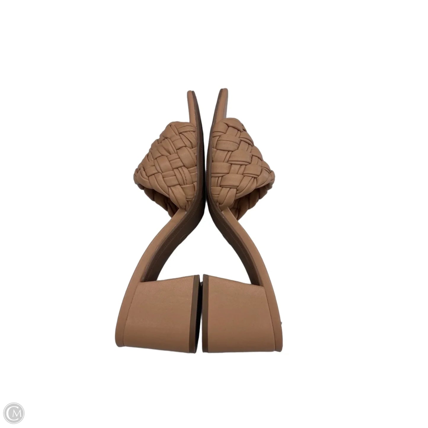 Sandals Heels Block By A New Day In Tan, Size: 9