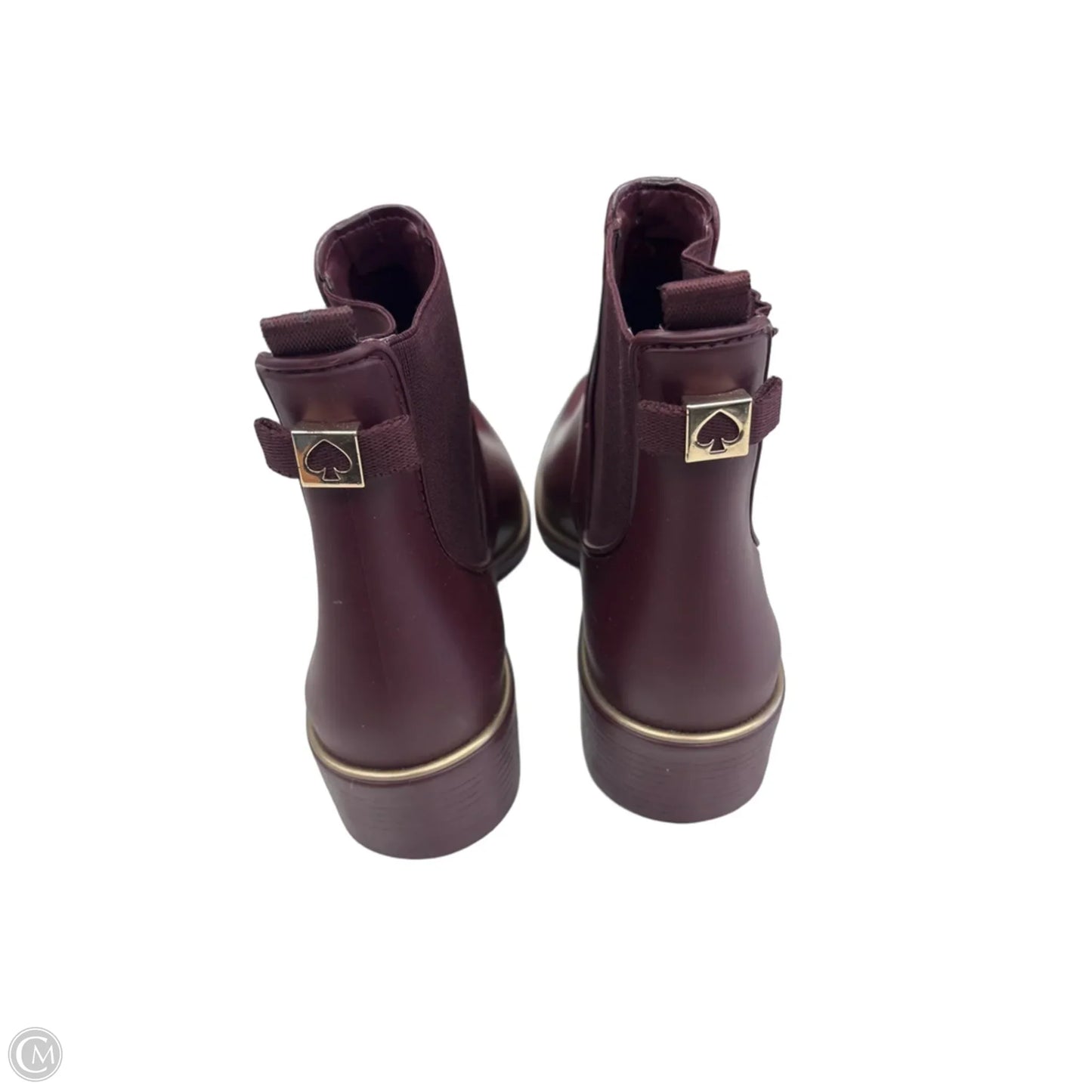 Boots Designer By Kate Spade In Maroon, Size: 10