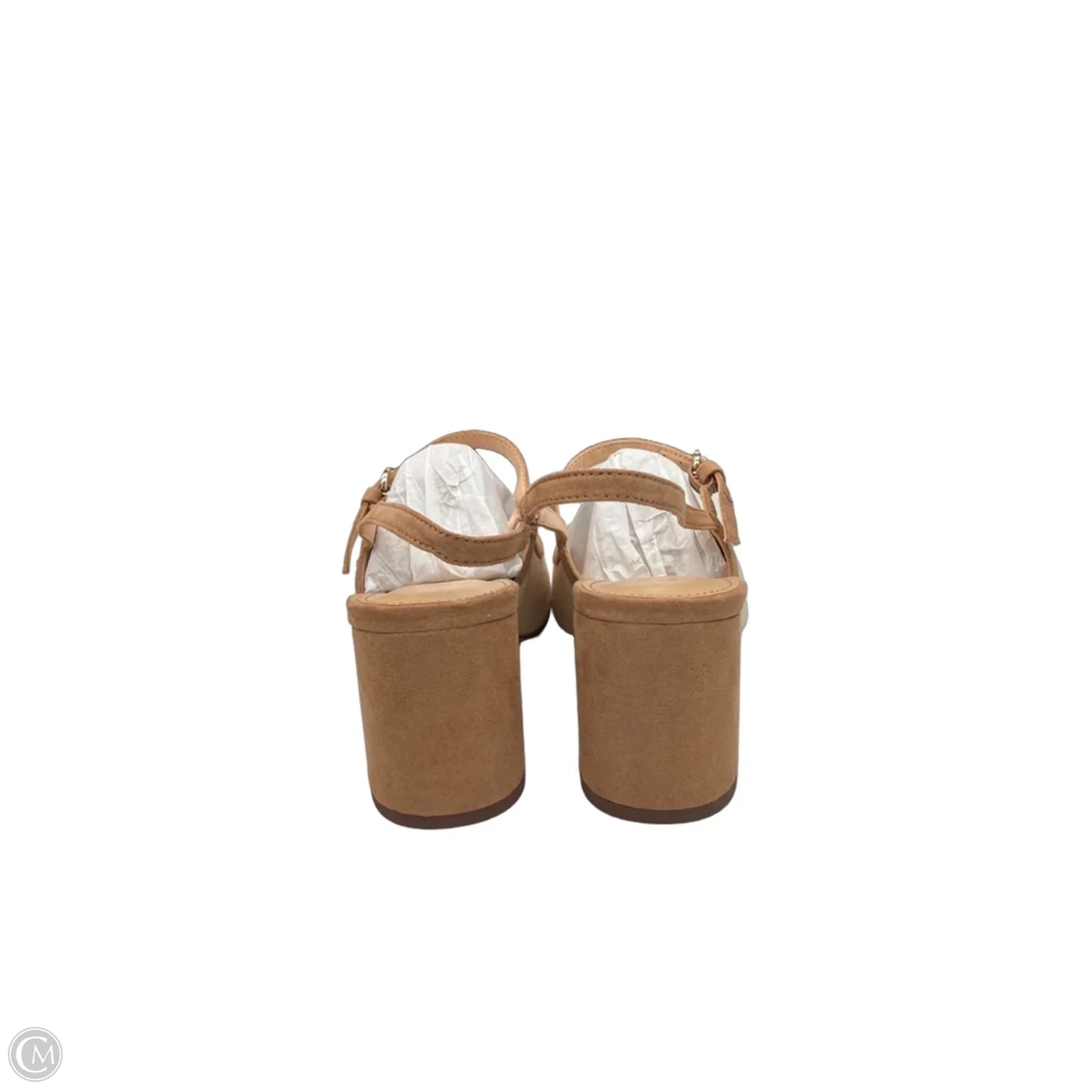 Shoes Heels Block By J. Crew In Tan, Size: 7