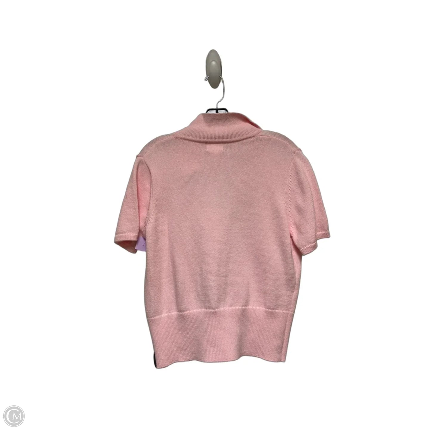 Top Short Sleeve By H&m In Pink, Size: L