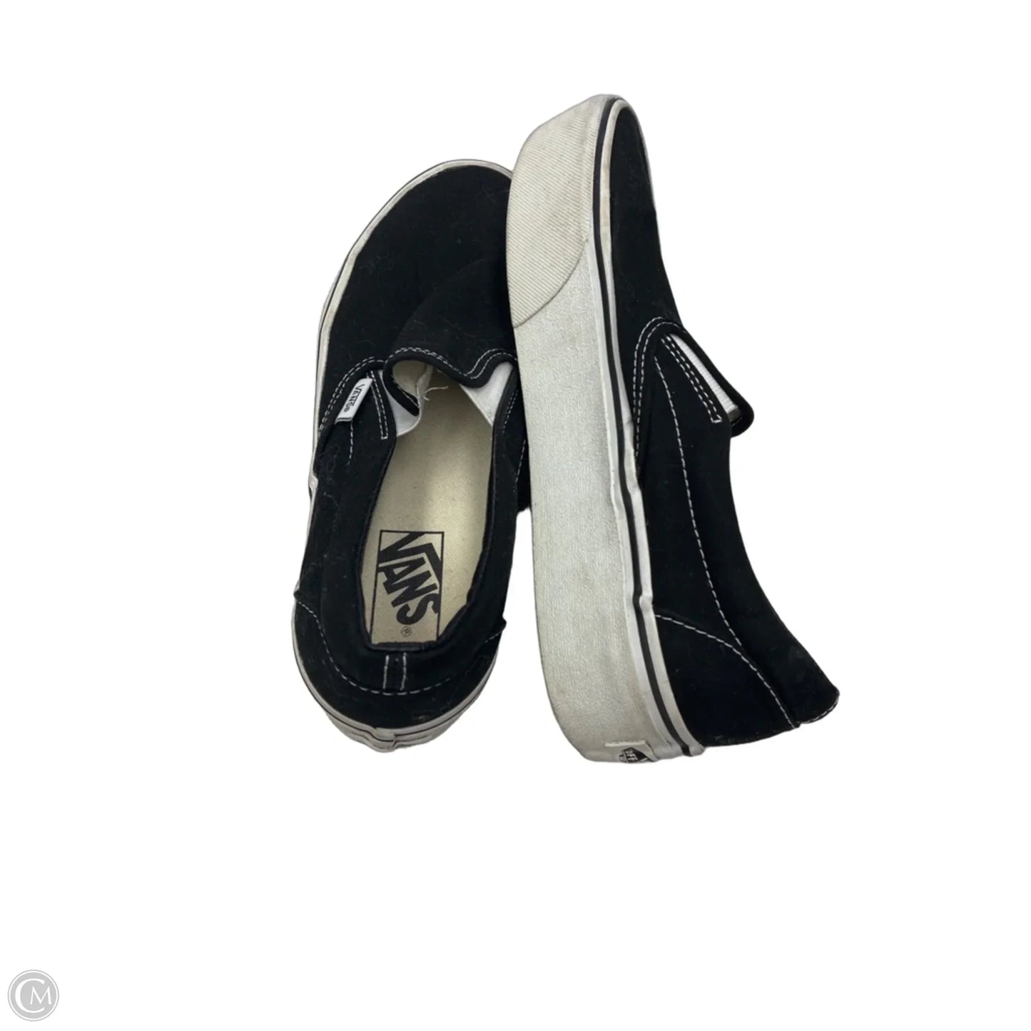 Shoes Sneakers By Vans In Black, Size: 9