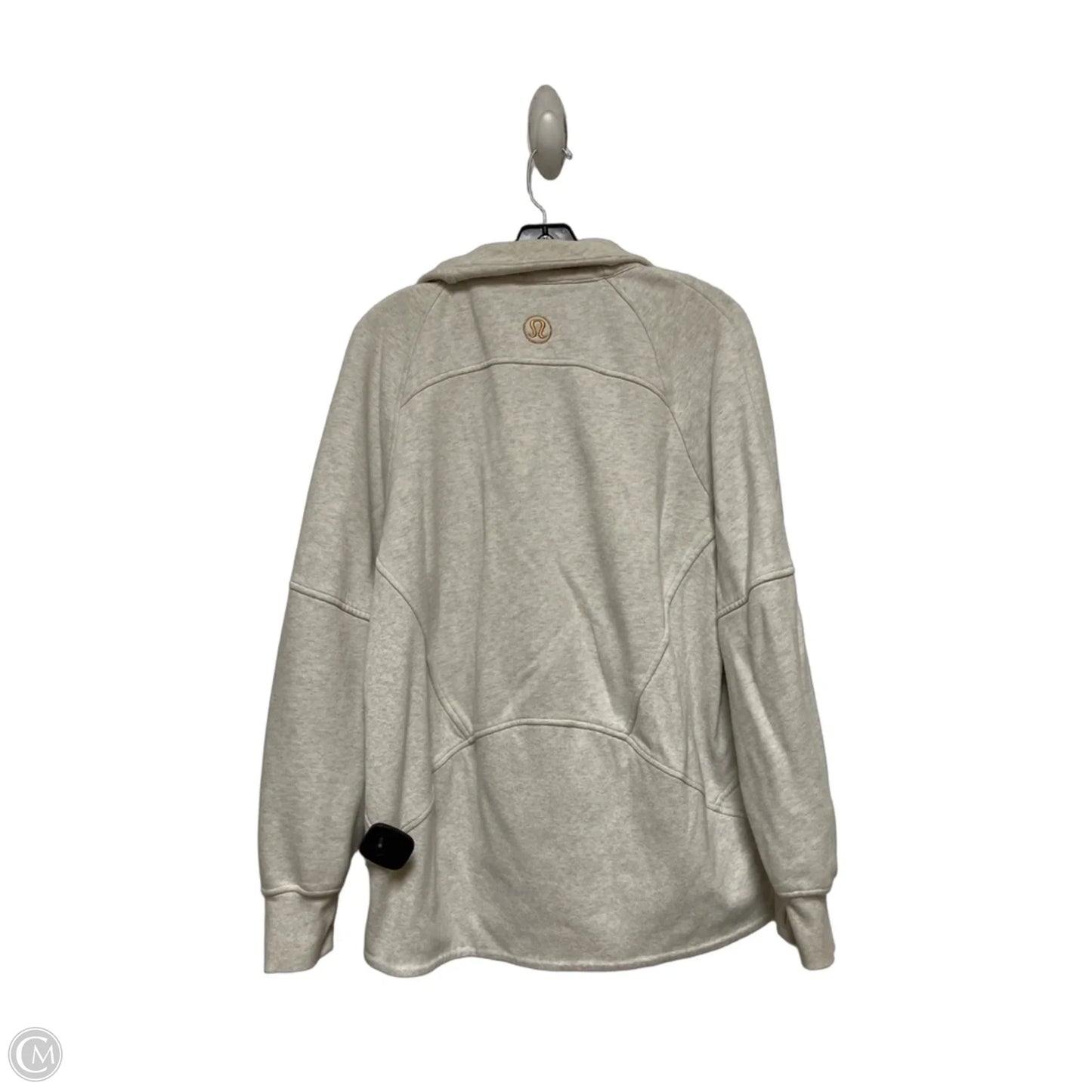 Athletic Jacket By Lululemon In Grey, Size: M