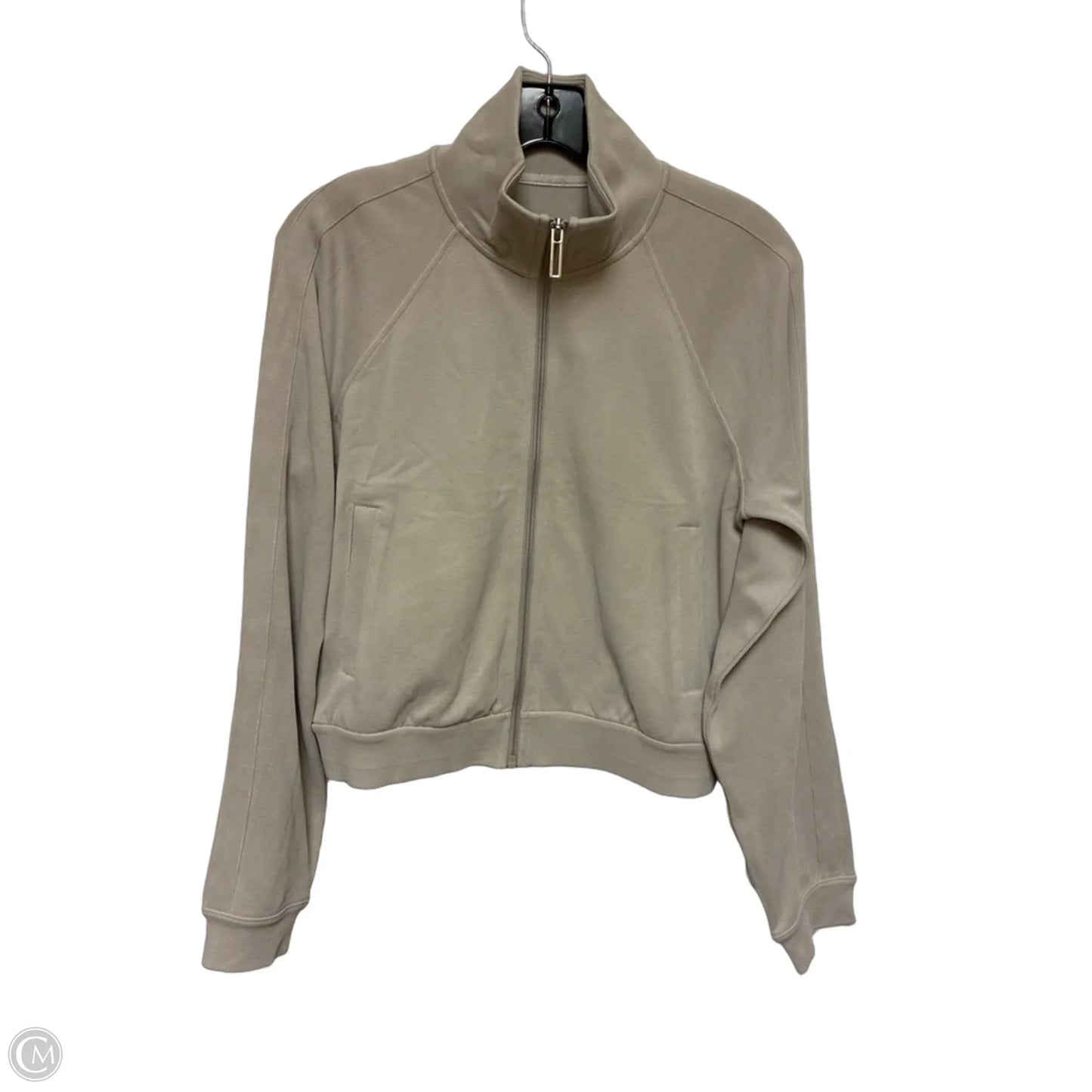 Athletic Jacket By Lululemon In Beige, Size: S
