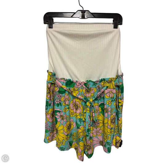 Romper By Jolie & Joy In Floral Print, Size: 2x