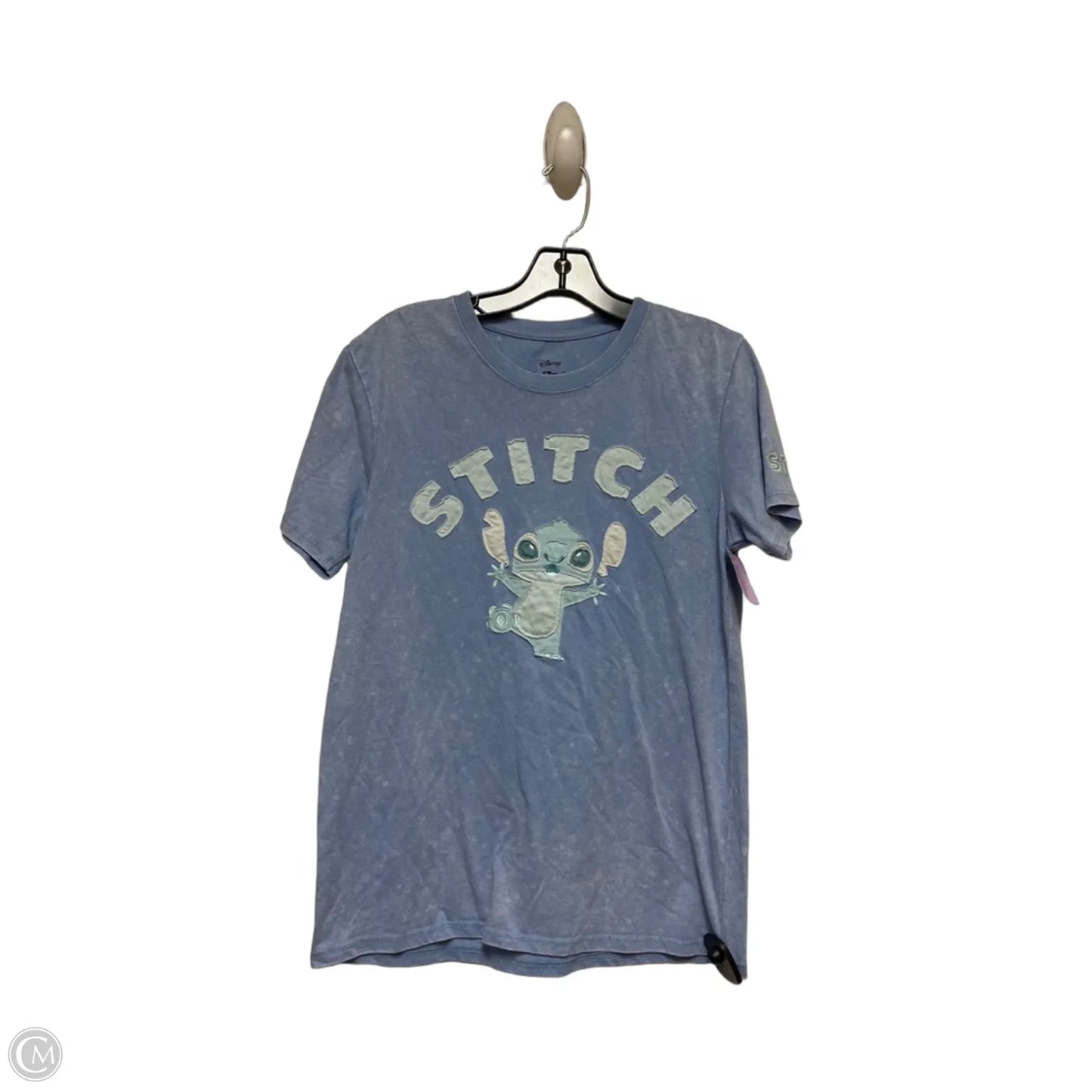 Top Short Sleeve Basic By Disney In Blue, Size: S