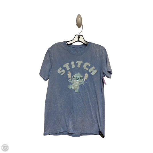 Top Short Sleeve Basic By Disney In Blue, Size: S