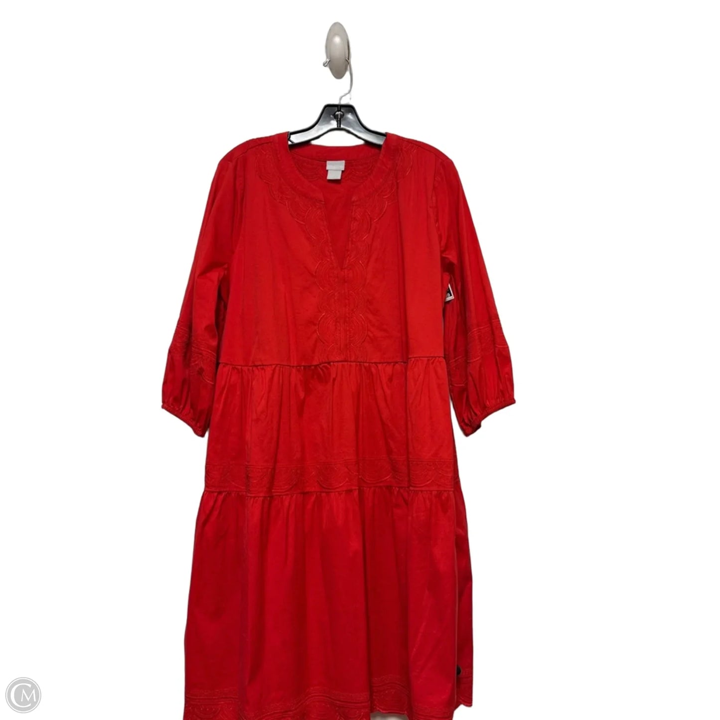 Dress Casual Short By Chicos In Red, Size: L