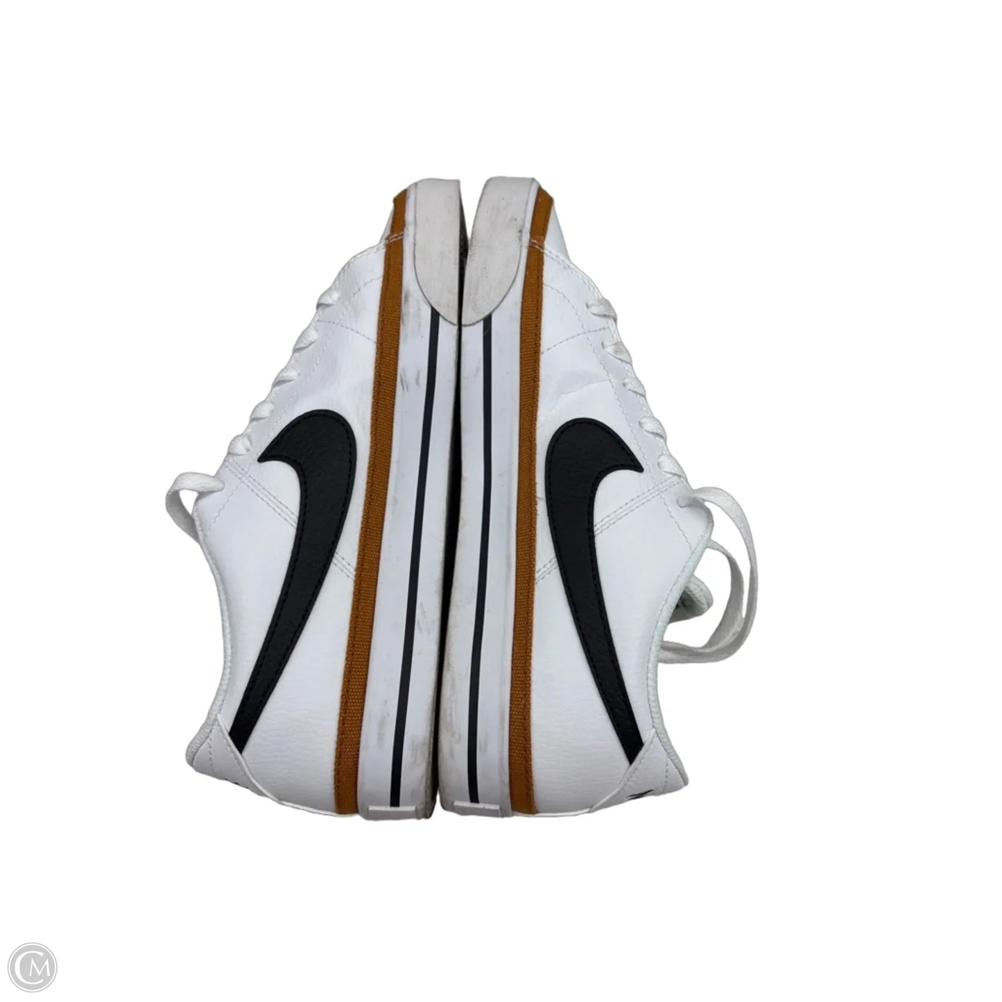 Shoes Sneakers By Nike In Tan & White, Size: 8.5