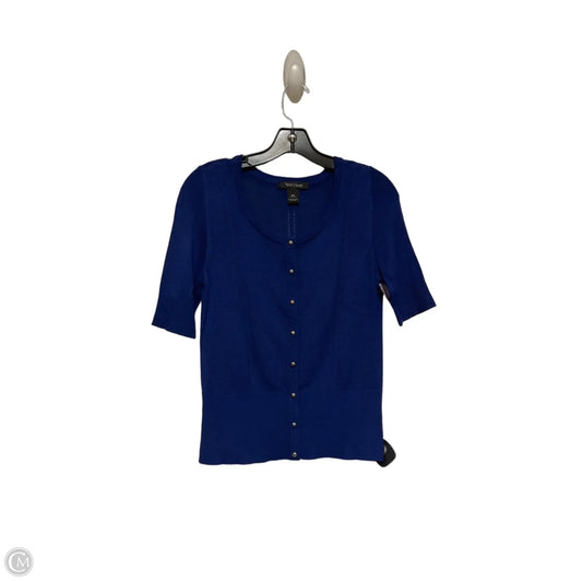 Sweater Short Sleeve By White House Black Market In Blue, Size: Xs