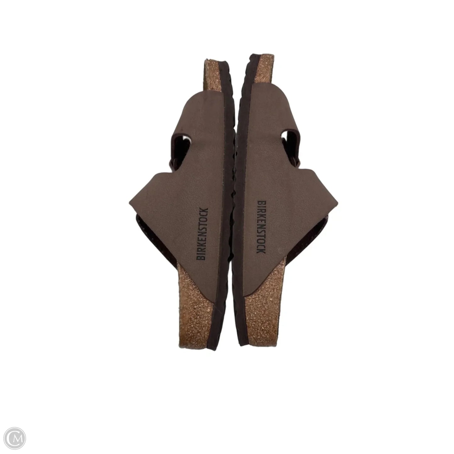 Sandals Flats By Birkenstock In Brown, Size: 5
