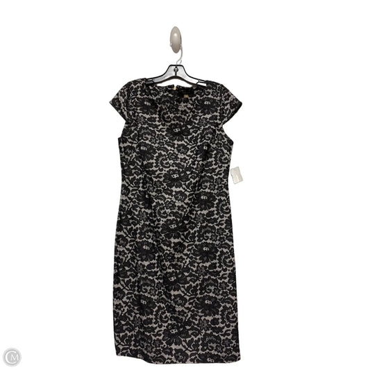 Dress Casual Midi By Tommy Hilfiger In Black & Grey, Size: Xl