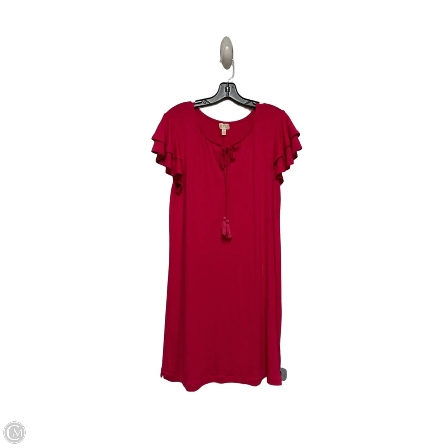 Dress Casual Short By Clothes Mentor In Pink, Size: L