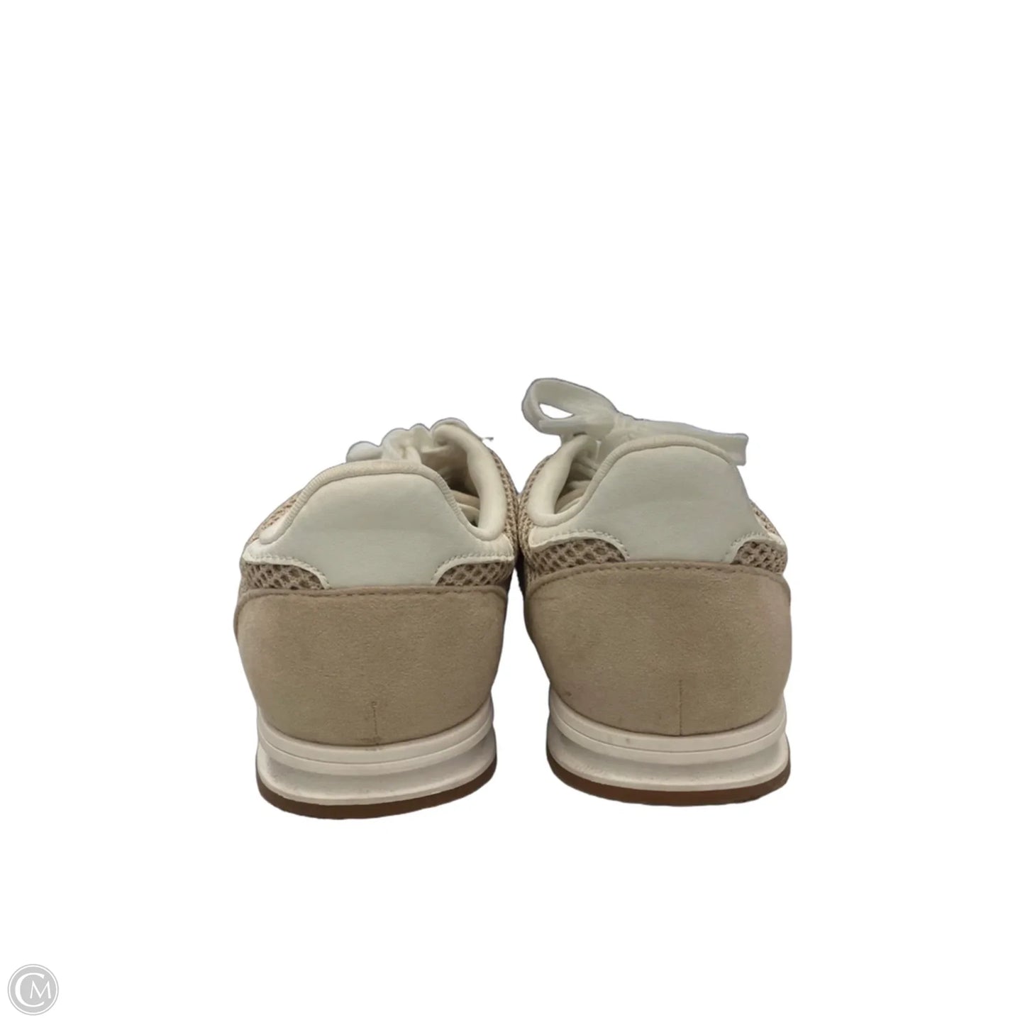 Shoes Sneakers By Clothes Mentor In Brown & White, Size: 9.5