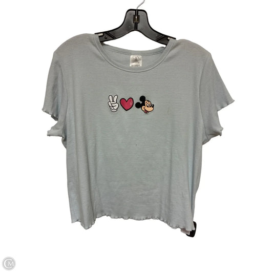 Top Short Sleeve By Disney Store In Blue, Size: Xl