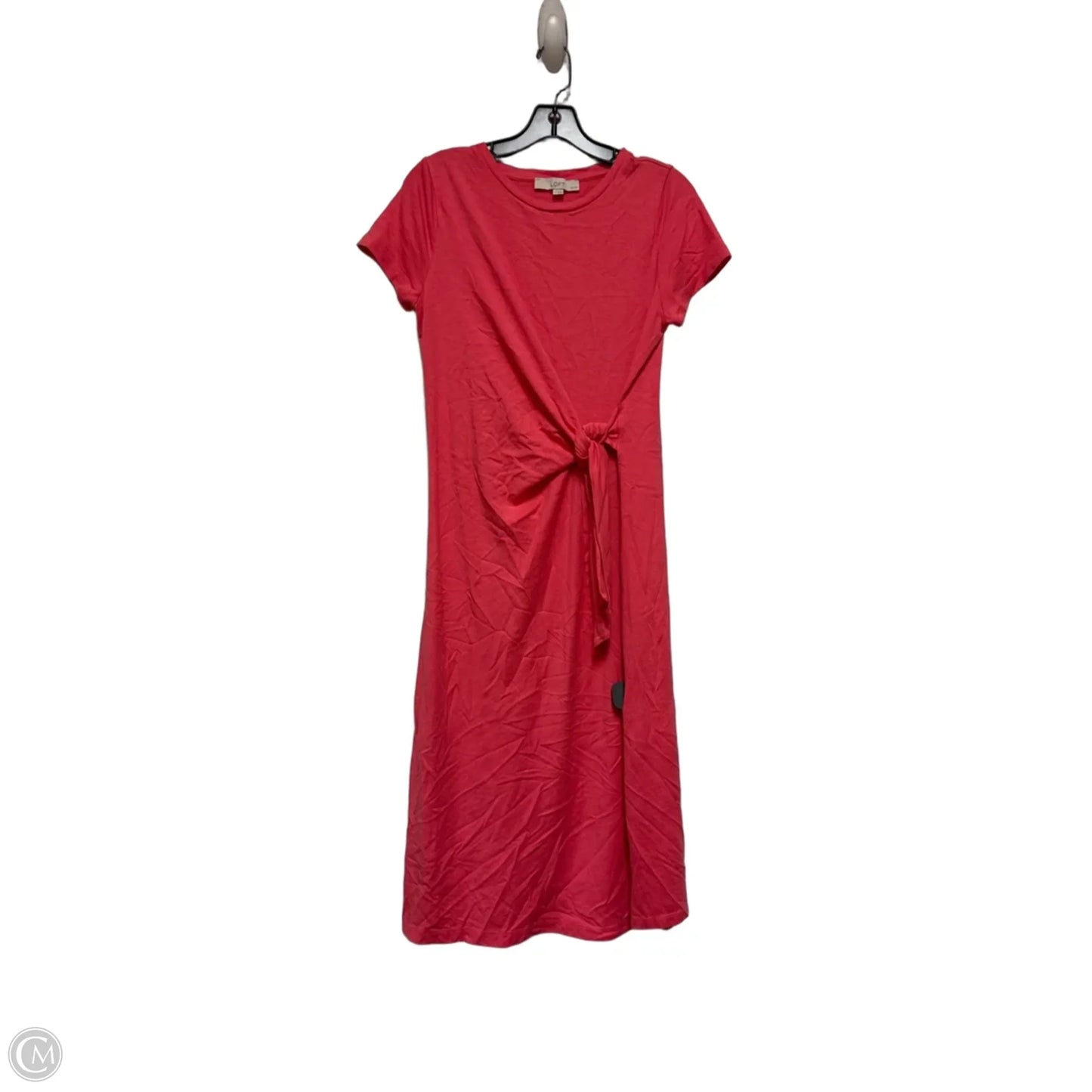 Dress Casual Midi By Loft In Pink, Size: Lp