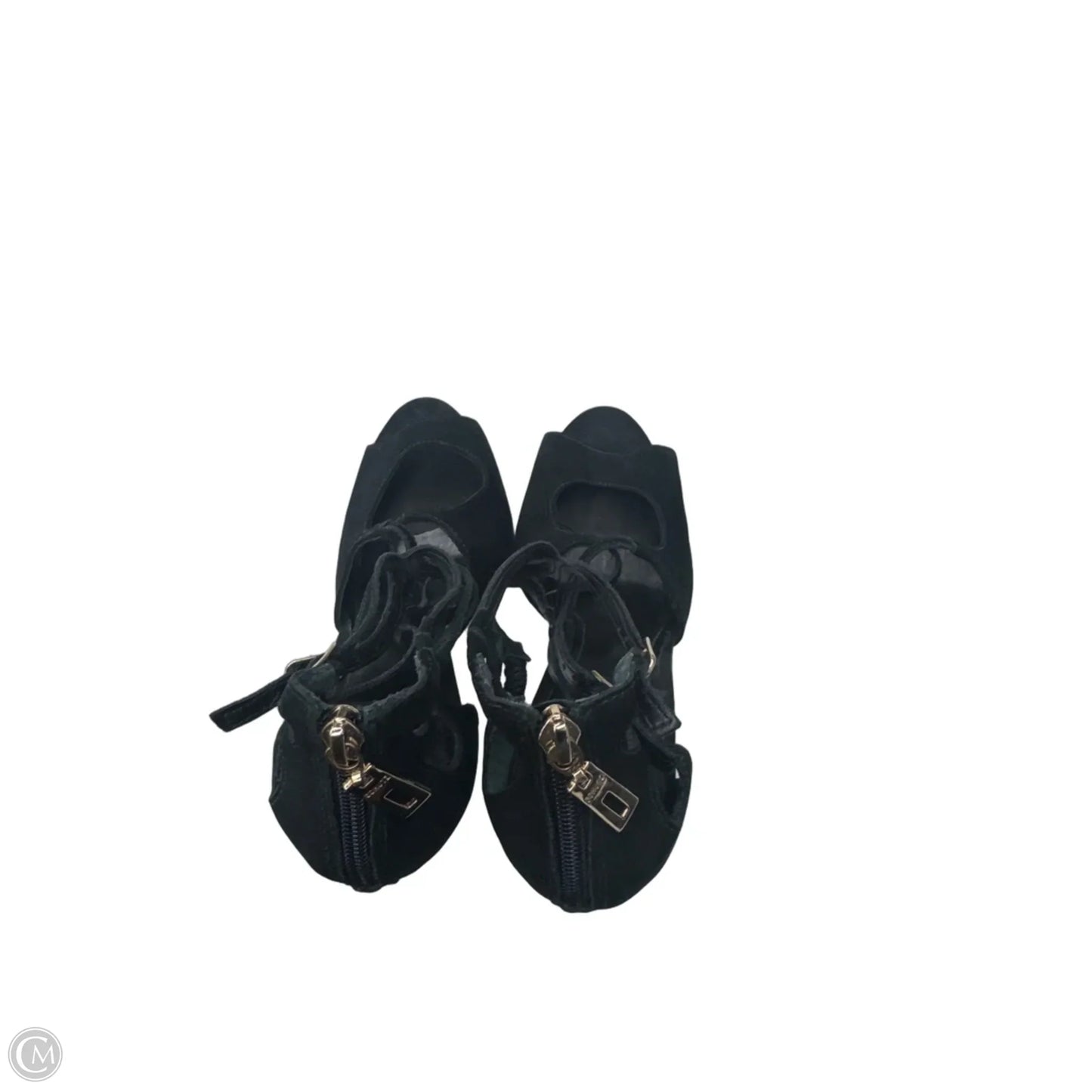 Sandals Heels Stiletto By Schutz In Black, Size: 10