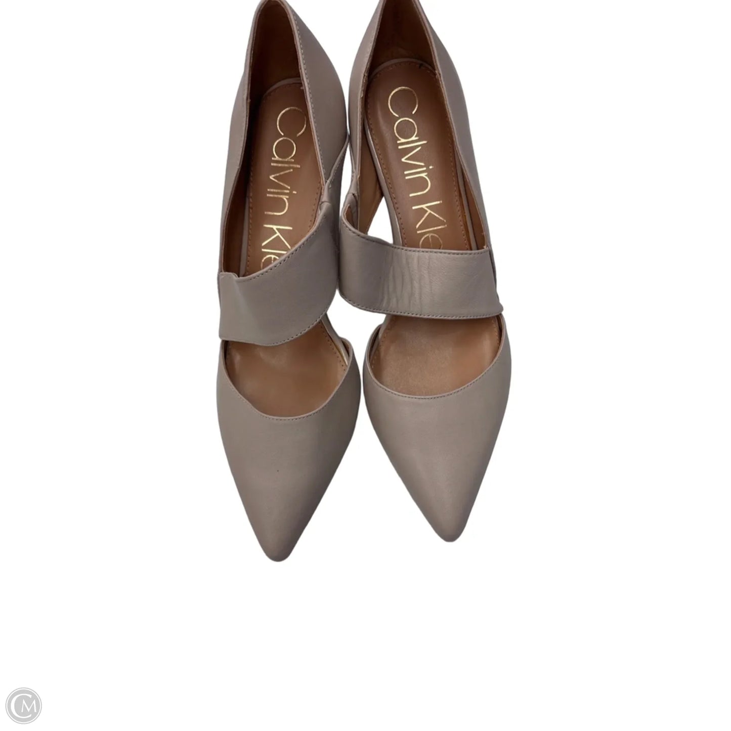 Shoes Heels Stiletto By Calvin Klein In Taupe, Size: 11