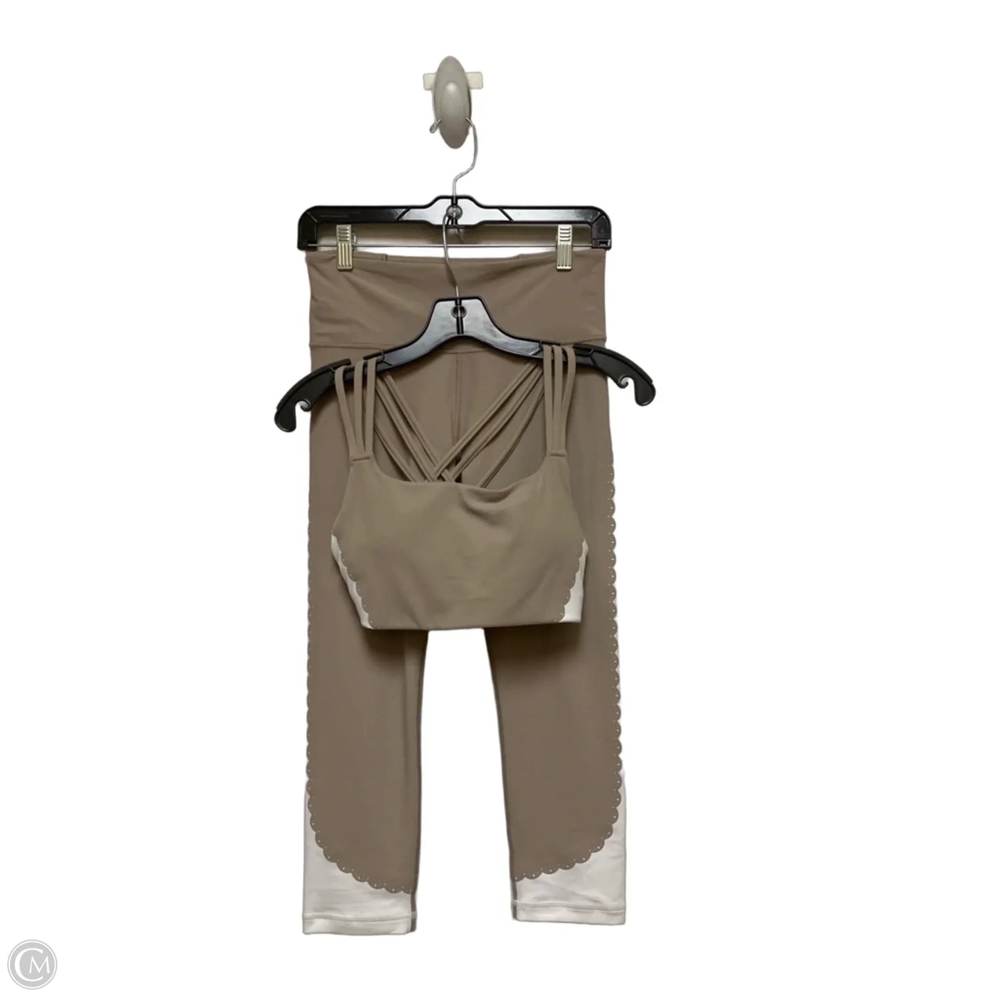 Athletic Pants 2pc By Athleta In Brown & White, Size: S