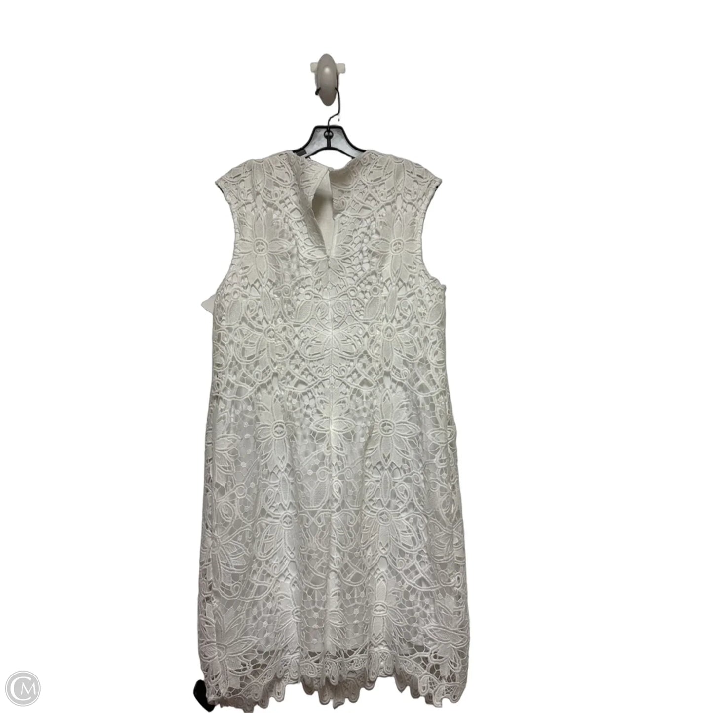 Dress Casual Midi By London Times In White, Size: L