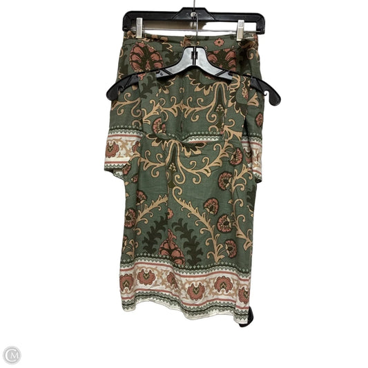 Shorts Set By Sanctuary In Green & Tan, Size: 2