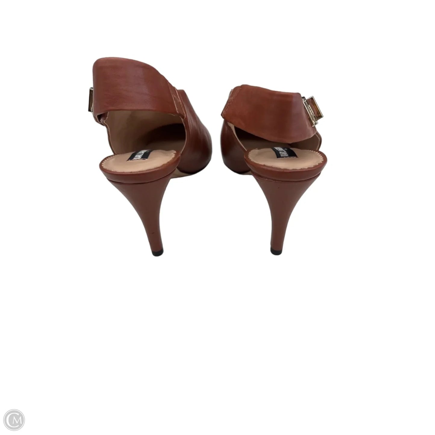 Shoes Designer By Karl Lagerfeld In Brown, Size: 8