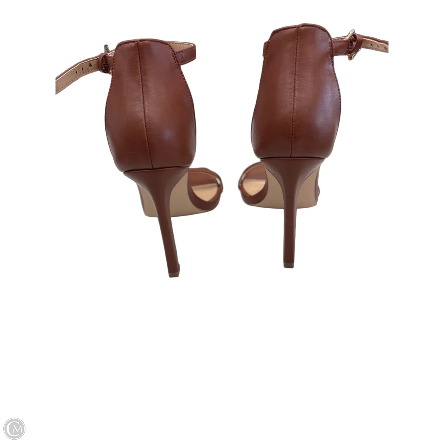 Sandals Heels Stiletto By Jg Collections In Brown, Size: 5.5