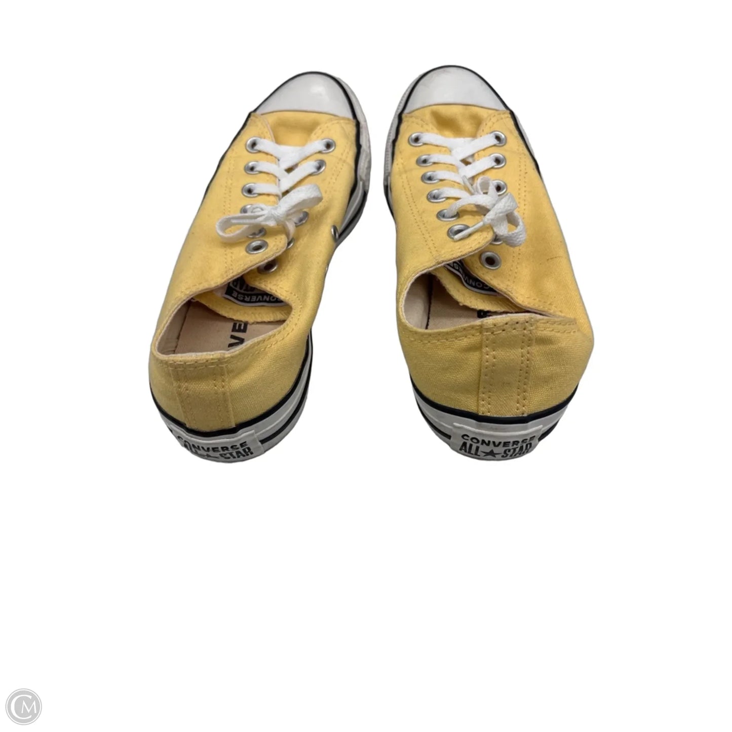 Shoes Sneakers By Converse In Yellow, Size: 8