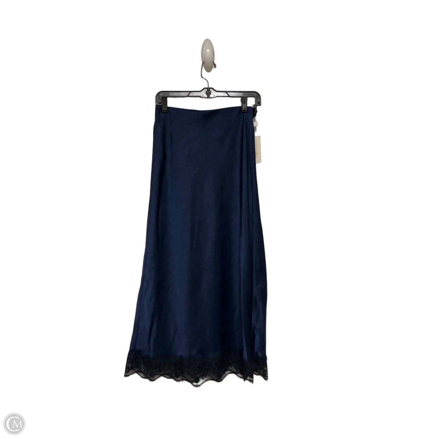 Skirt Midi By A New Day In Navy, Size: 2
