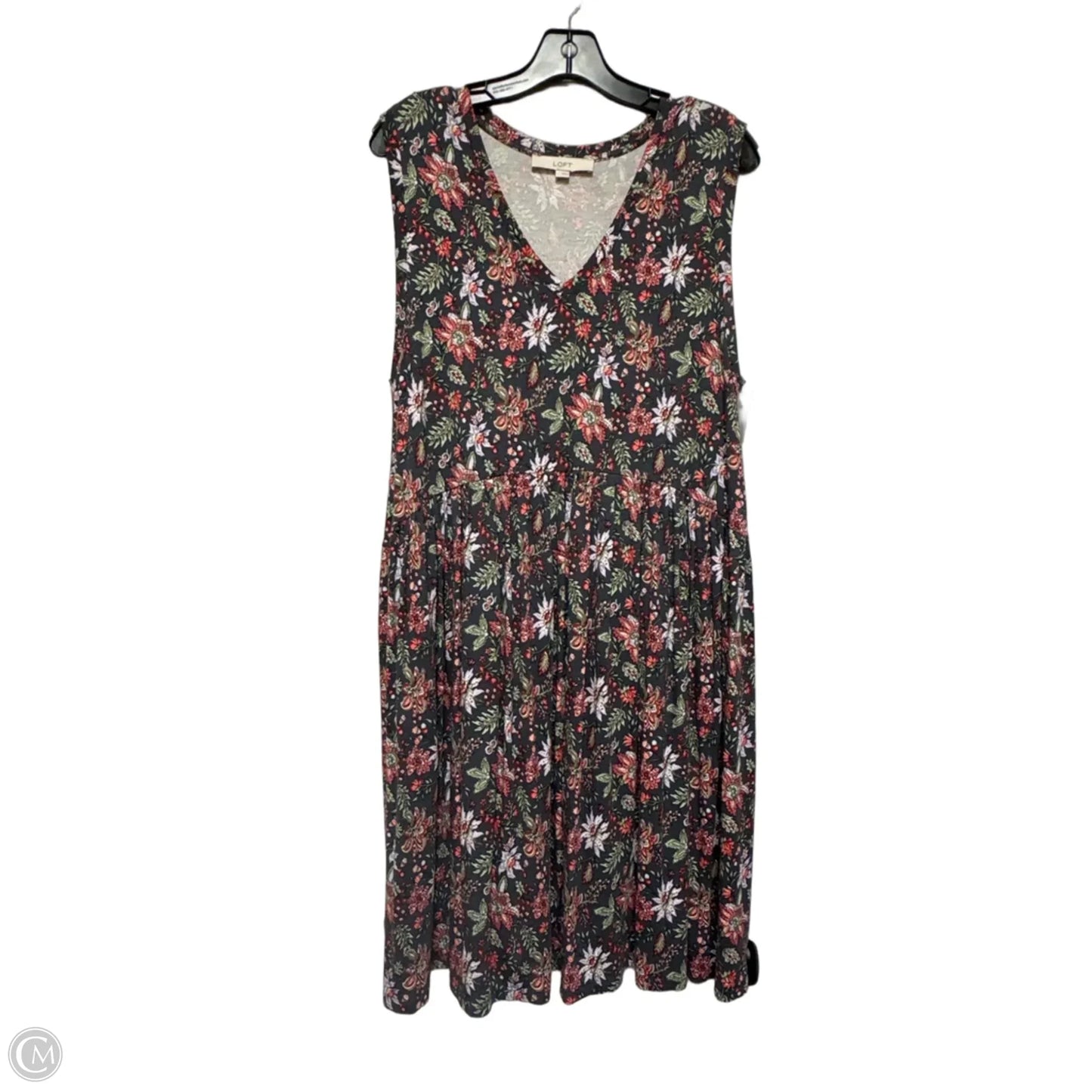 Dress Casual Short By Loft In Floral Print, Size: L