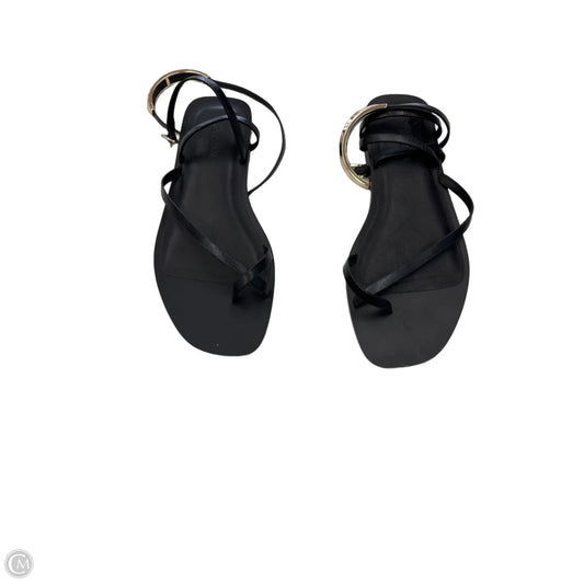 Sandals Flats By Madewell In Black, Size: 6