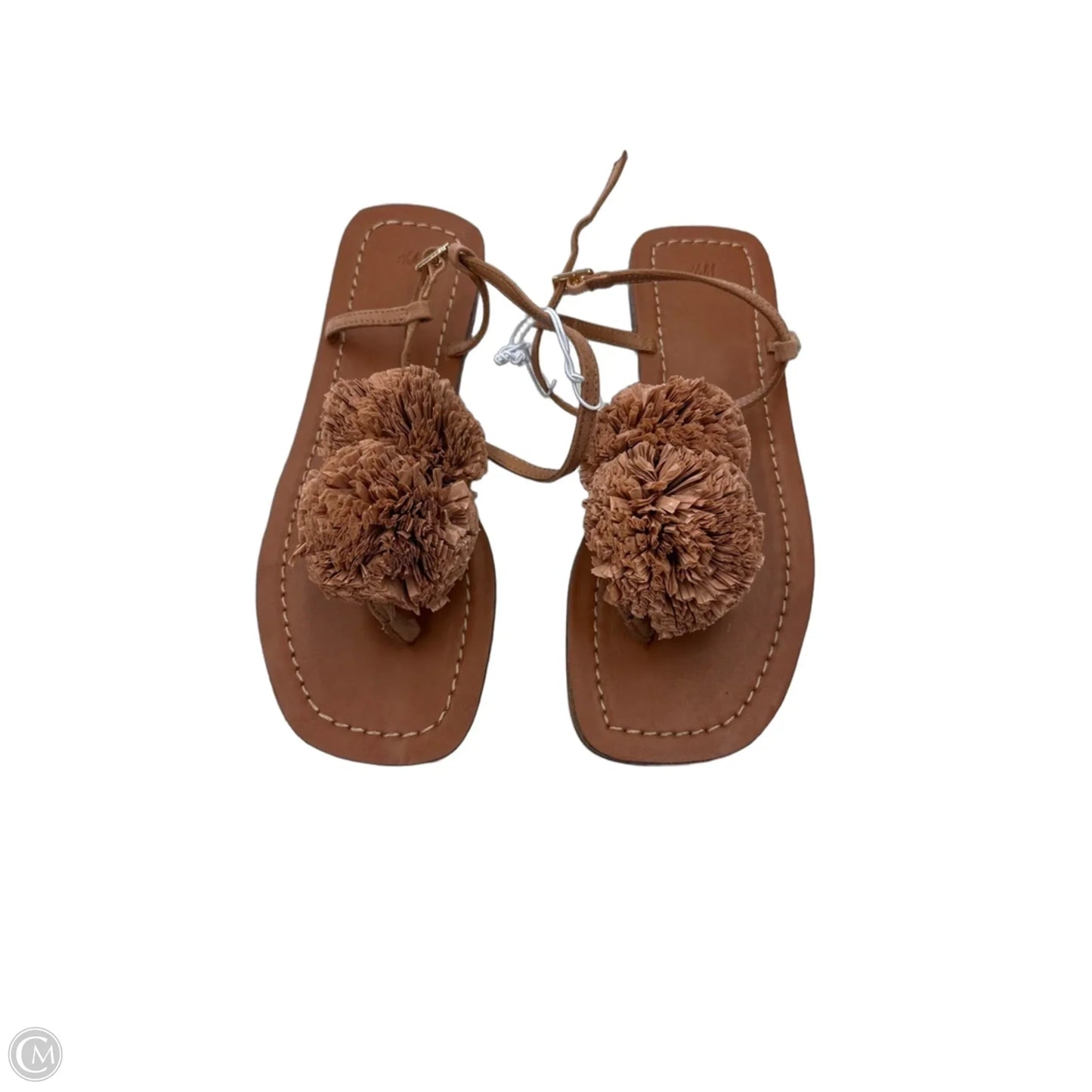 Sandals Flats By H&m In Brown, Size: 8
