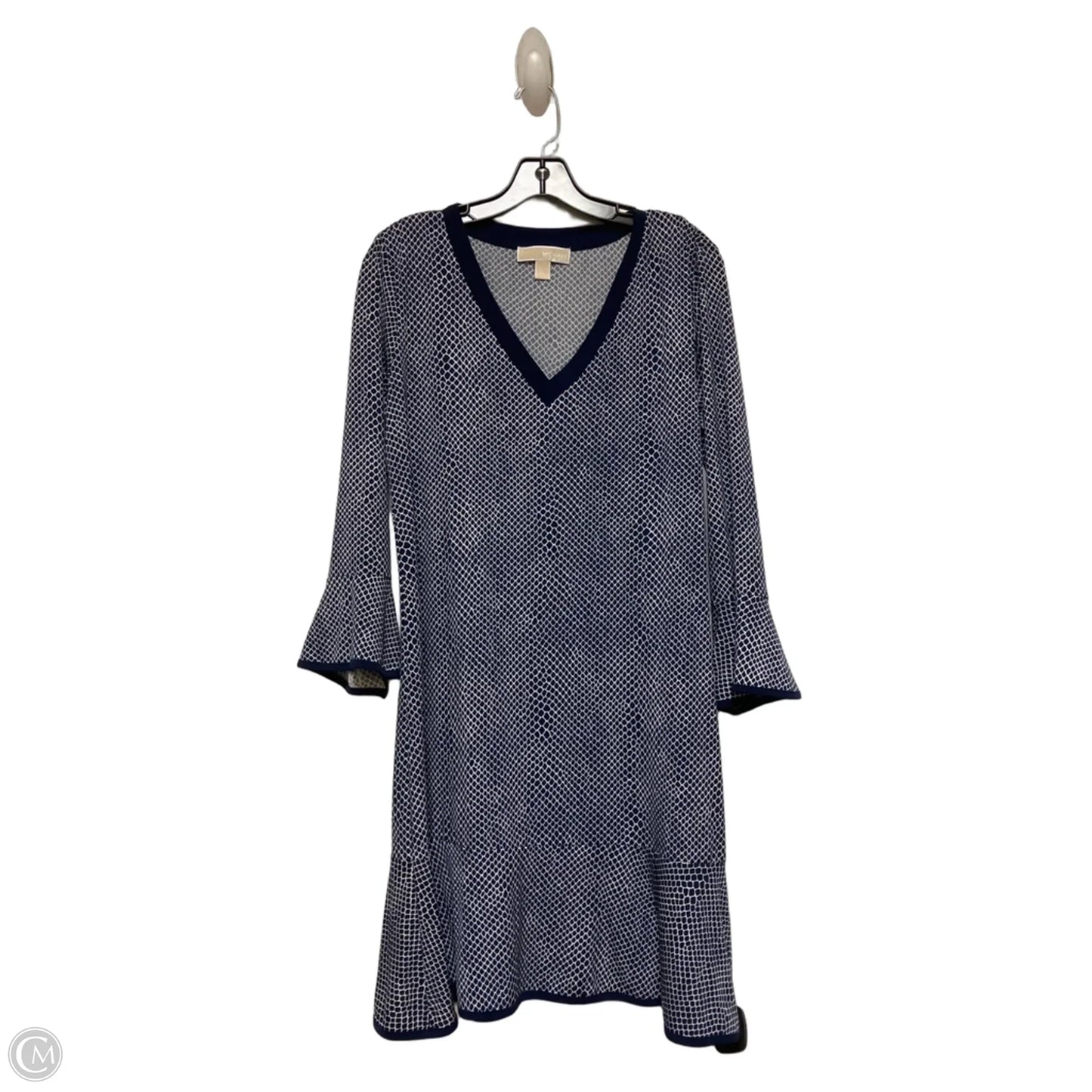 Dress Casual Short By Michael By Michael Kors In Blue & White, Size: L