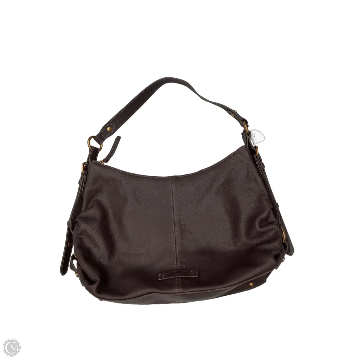 Handbag Leather By Clothes Mentor, Size: Medium