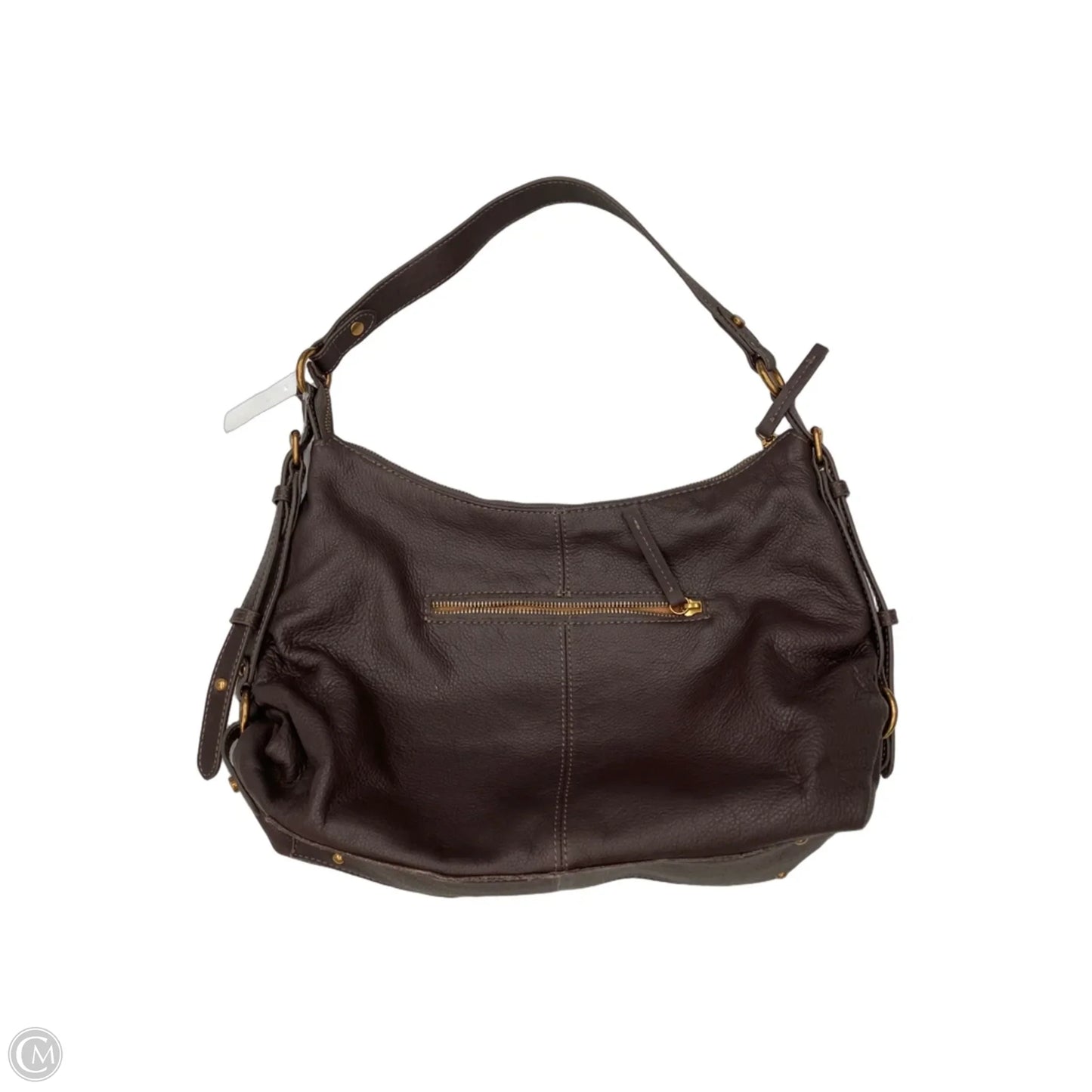 Handbag Leather By Clothes Mentor, Size: Medium