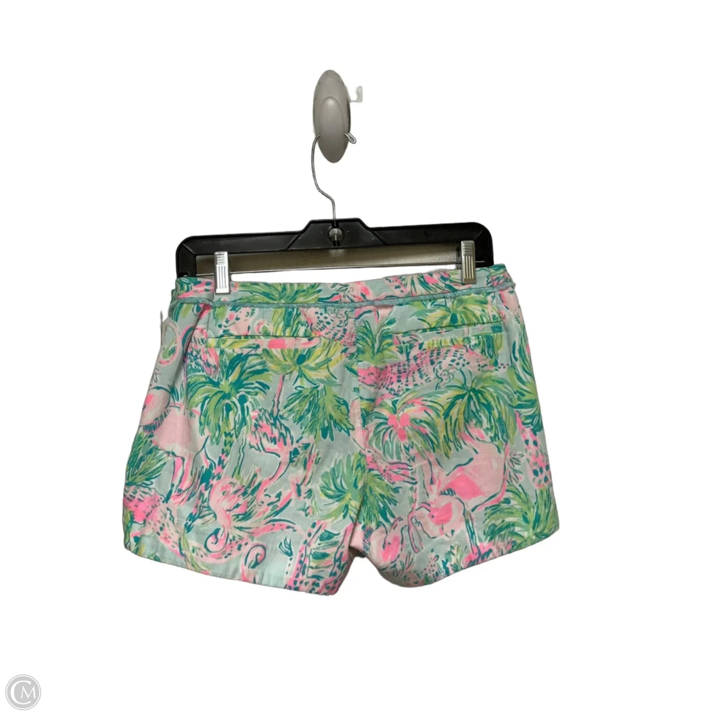 Shorts Designer By Lilly Pulitzer In Green & Pink, Size: 6