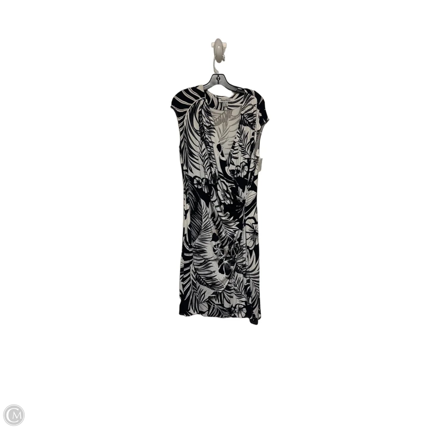 Dress Casual Midi By Tommy Bahama In Black & White, Size: Xl