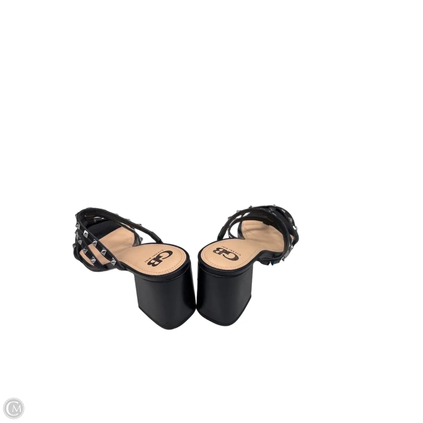 Sandals Heels Block By Gianni Bini In Black, Size: 10