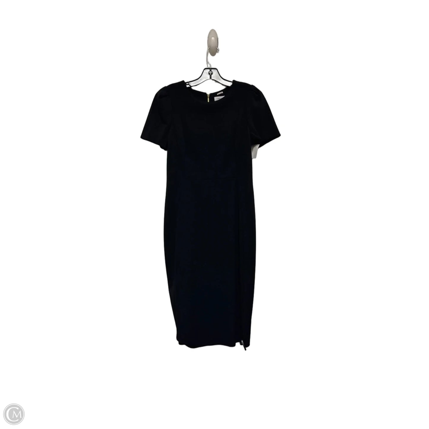 Dress Casual Midi By Calvin Klein In Black, Size: L