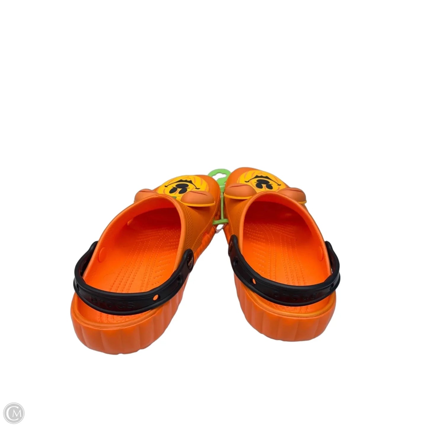 Shoes Flats By Crocs In Orange, Size: 8