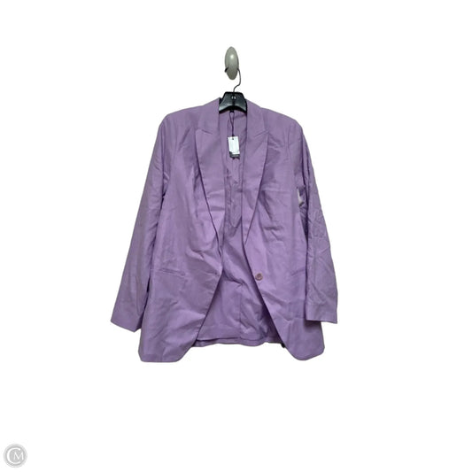 Blazer By Express In Purple, Size: S