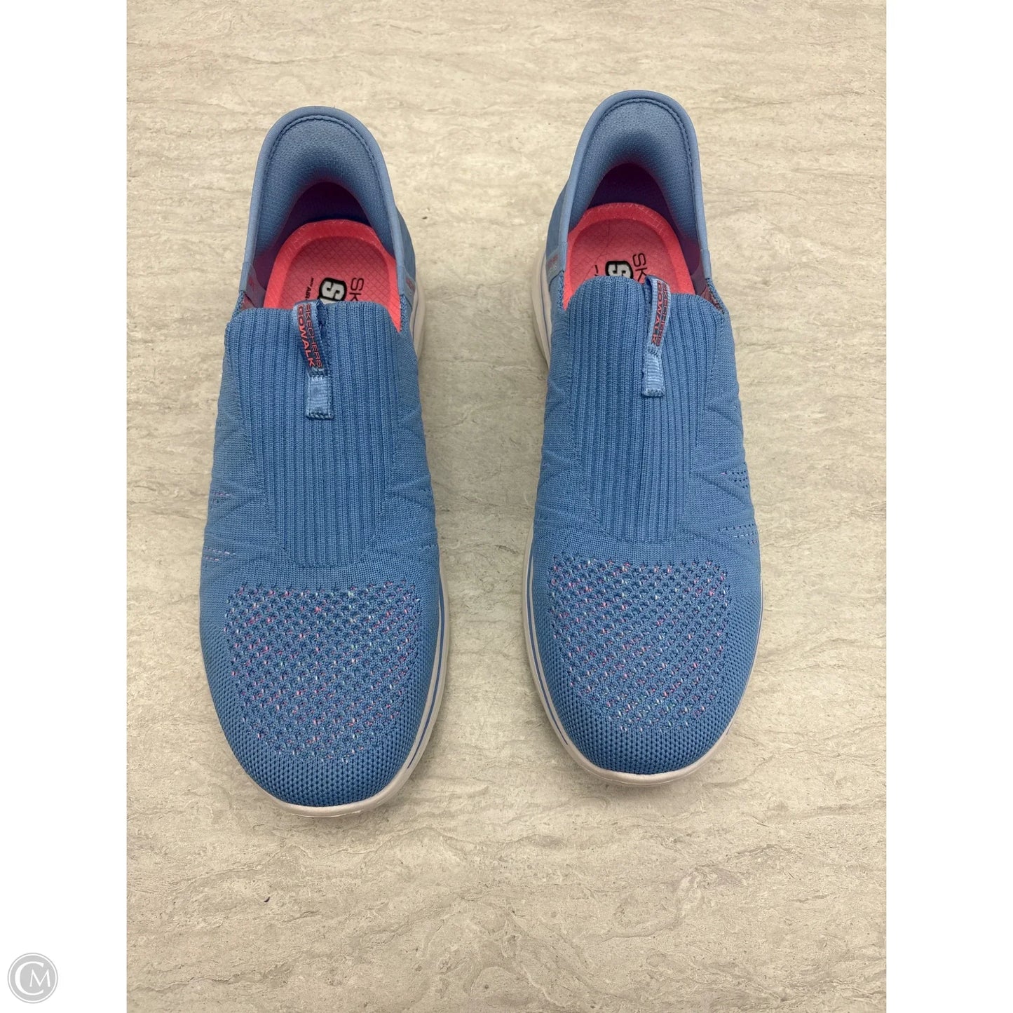 Shoes Athletic By Skechers In Blue & Pink, Size: 11