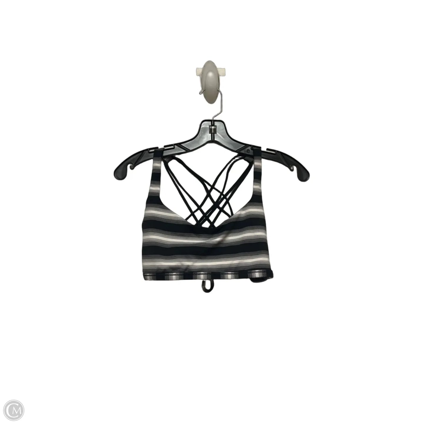 Athletic Bra By Lululemon In Black & White, Size: 10